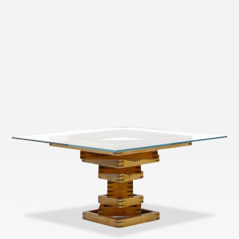 Ferdinando Meccani c1978 Ferdinando Meccani cherry Corinto dining table