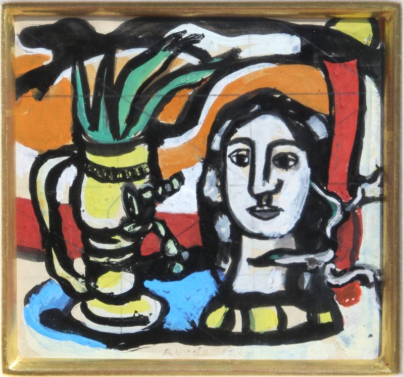 Fernand Leger Statuette au Vase Jaune