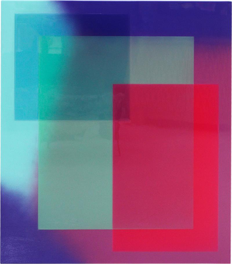 Fernando De Ana Contemporary Fernando de Ana Untitled Multicolor Resin on Panel Spanish Painting