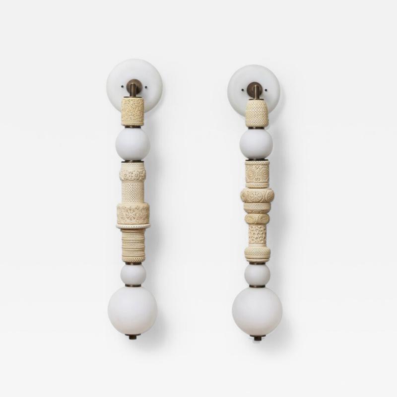 Feyza Kemahlioglu Pillars of Meerschaum Sconces 2022