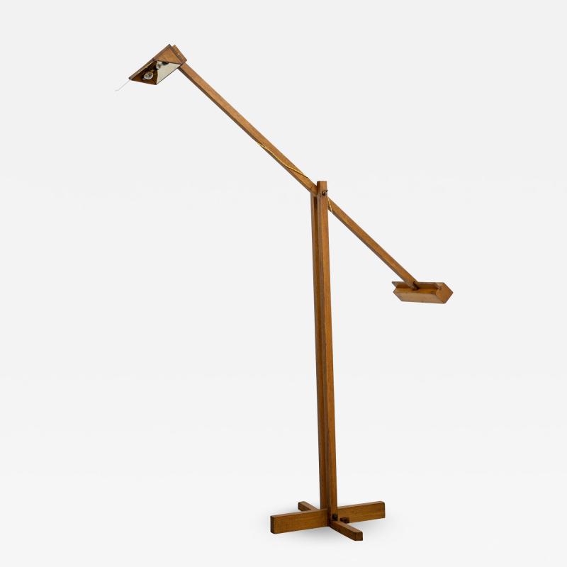 Filippo Panseca FILIPPO PANSECA WOOD FLOOR LAMP