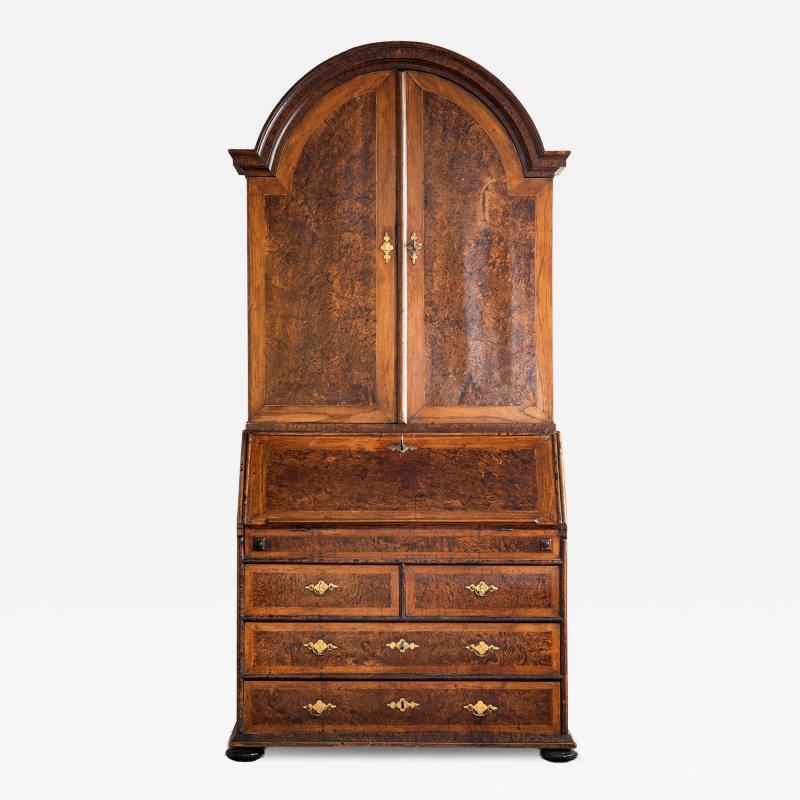 Fine 18th century Swedish Baroque secretary cabinet
