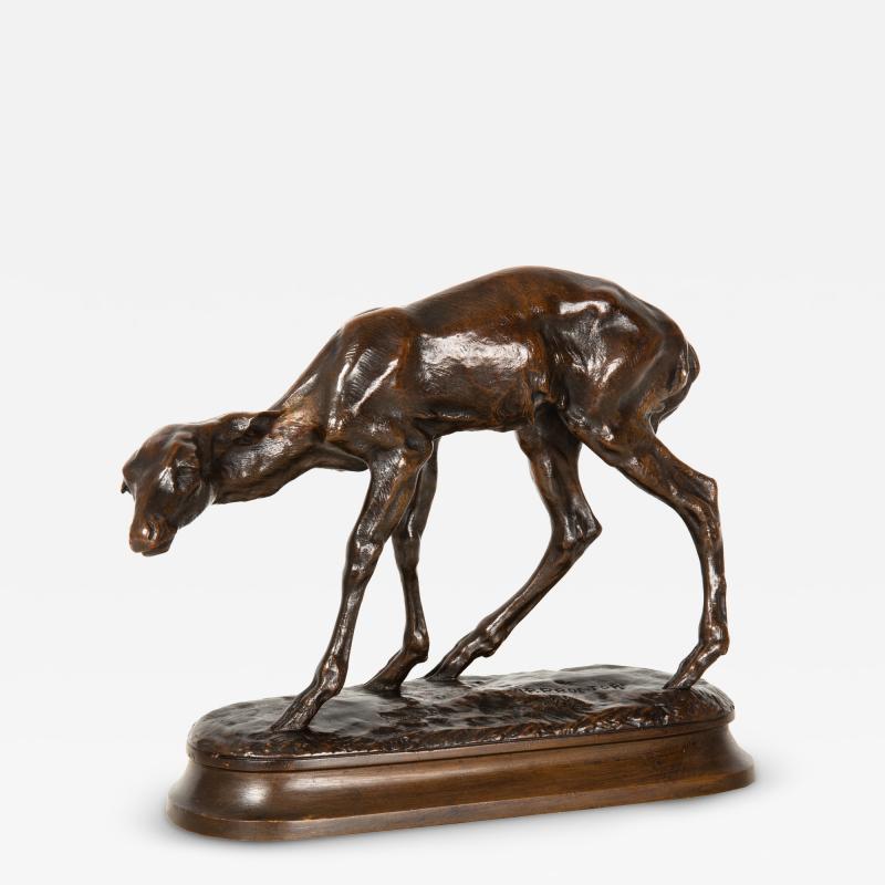 Fine American West Bronze Sculpture Fawn by Alexander Phimister Proctor