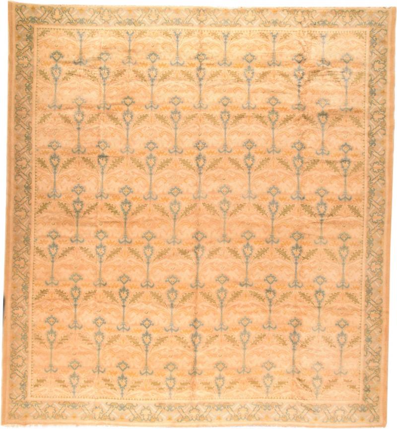Fine Antique Austrian Savonnerie Rug 13 11 x 14 3 