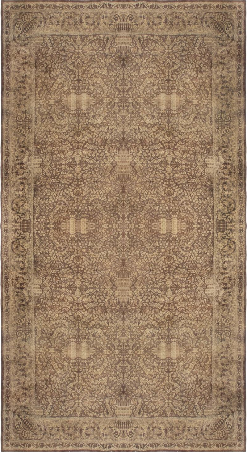 Fine Antique Indian Amritsar Handmade Wool Rug