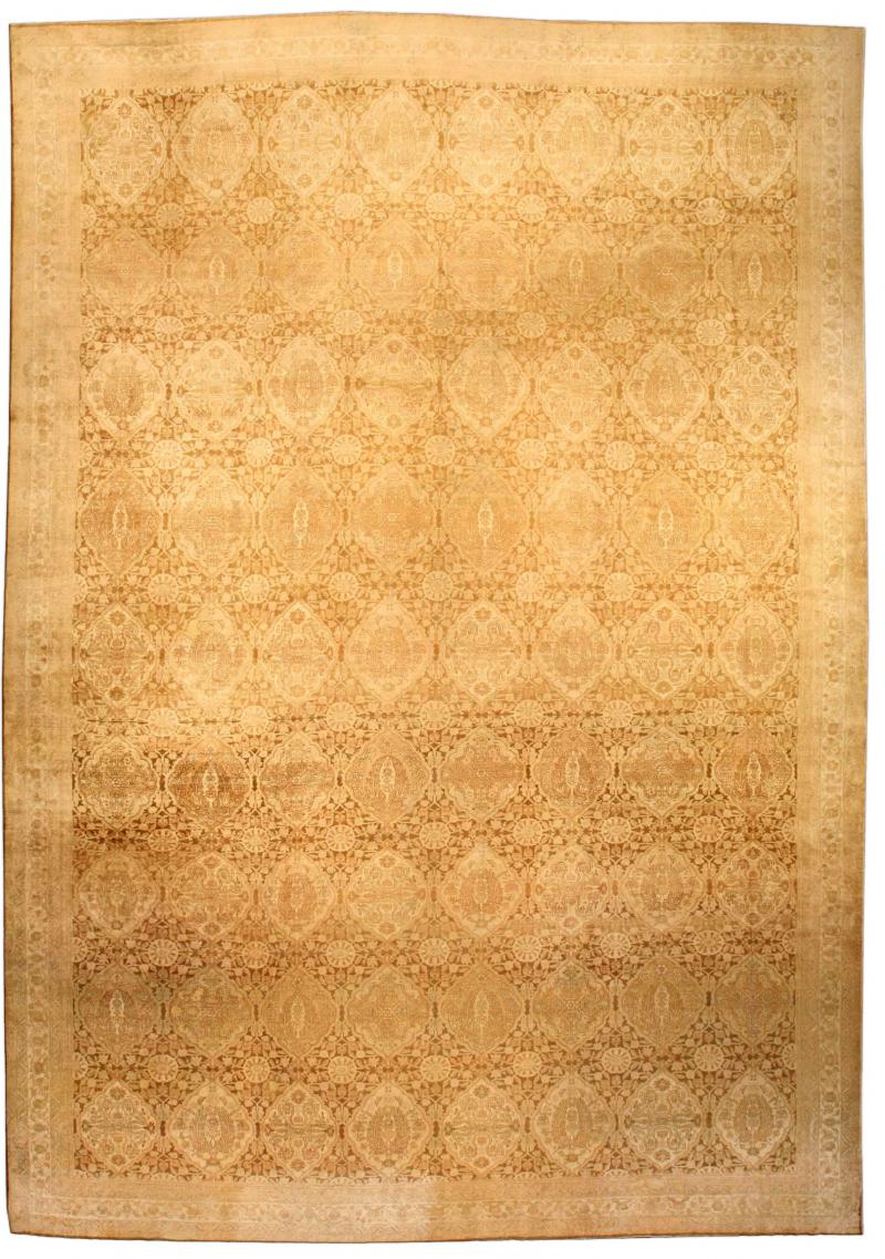 Fine Antique Indian Amritsar Handmade Wool Rug