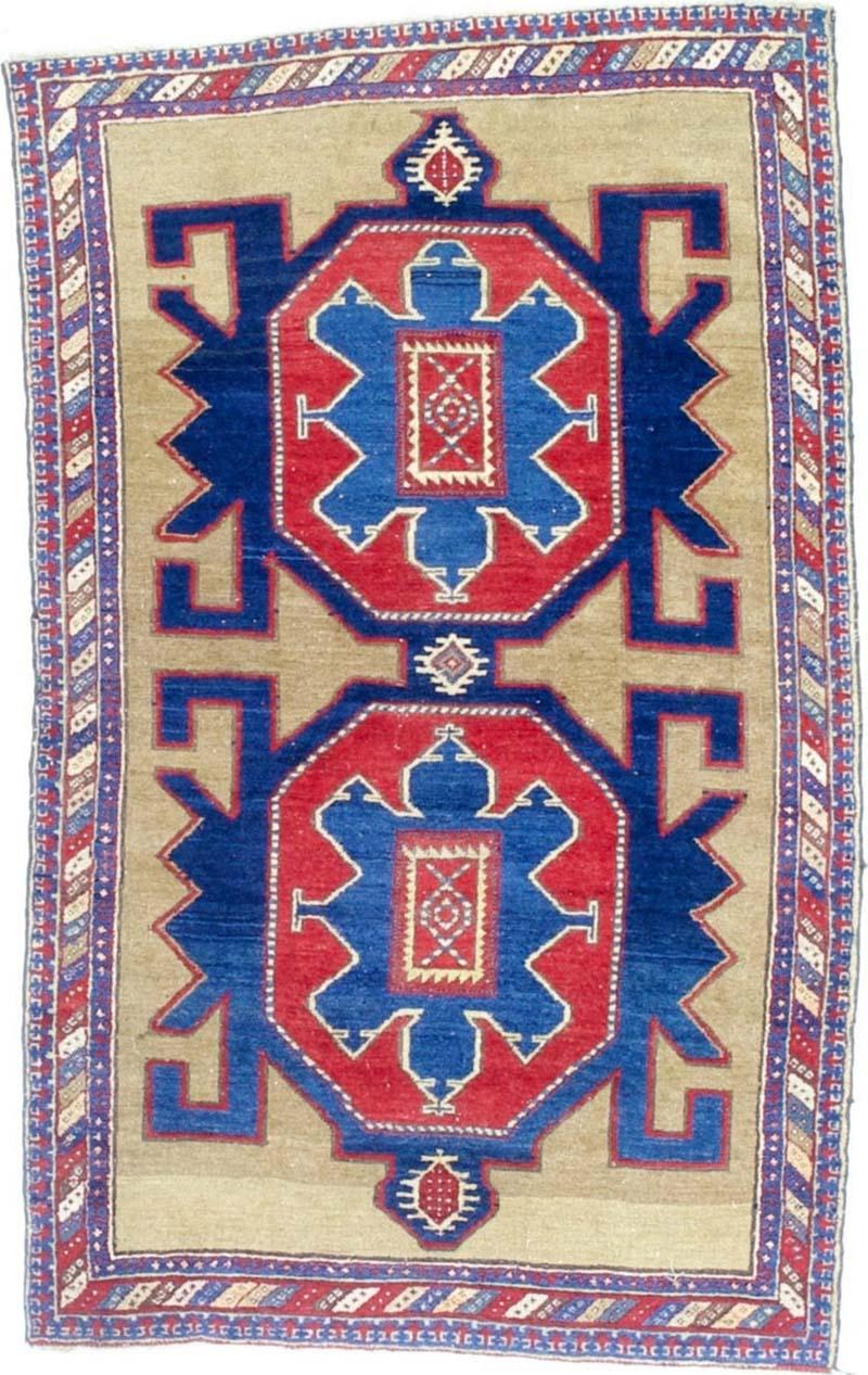 Fine Antique Kuba Rug 3 x 11 x 6 x 4 