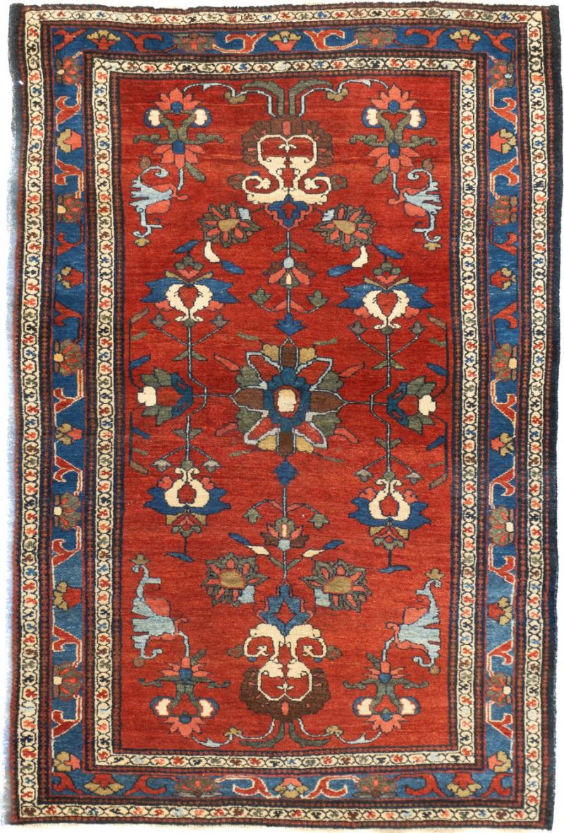 Fine Antique Persian Farahan Rug 3 6 x 5 0 