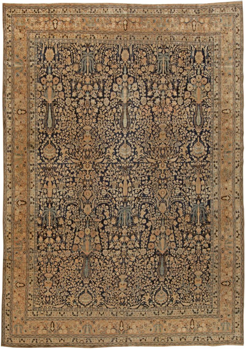 Fine Antique Persian Khorassan Handmade Wool Rug