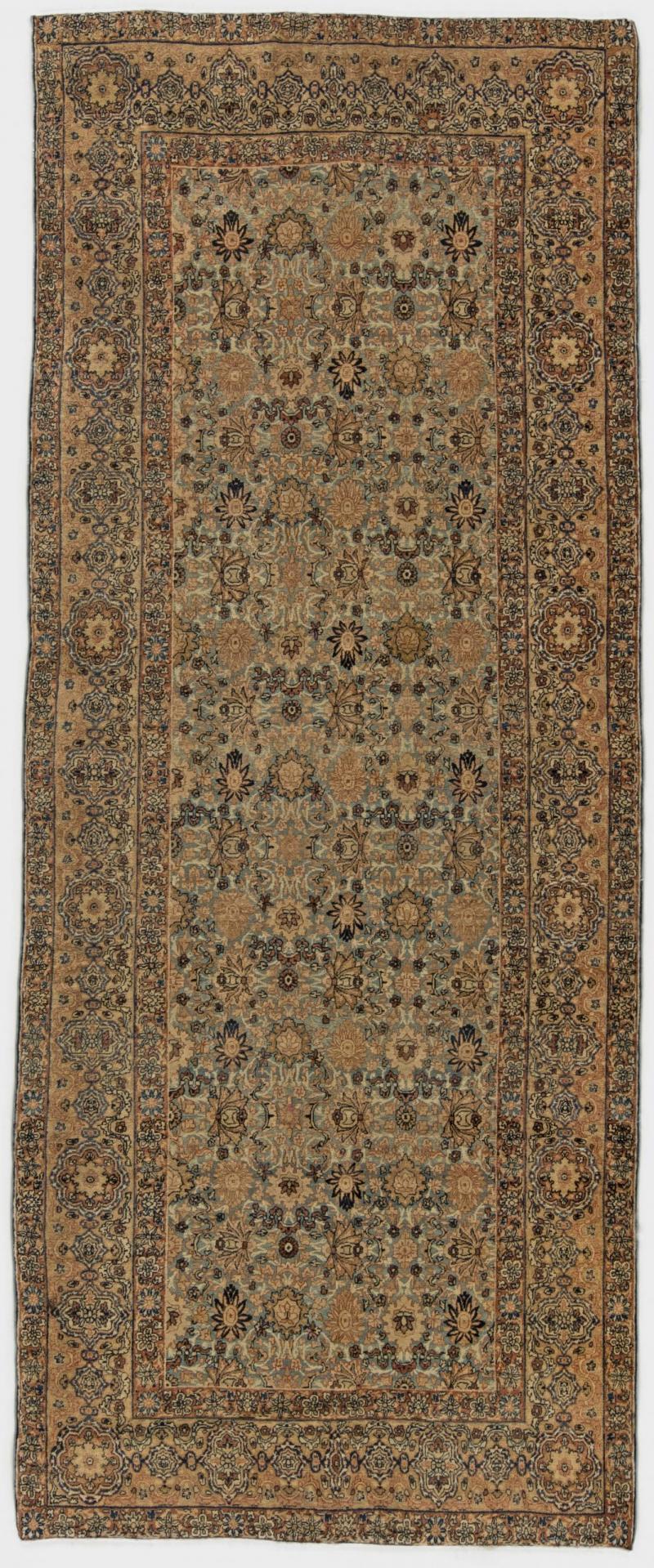 Fine Antique Persian Kirman Handwoven Wool Rug
