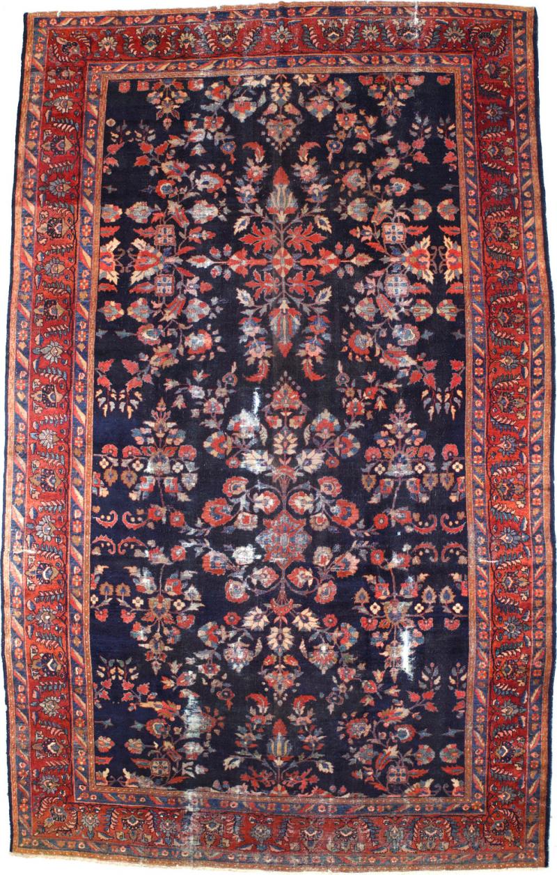 Fine Antique Persian Mahal Rug 10 0 x 16 5 
