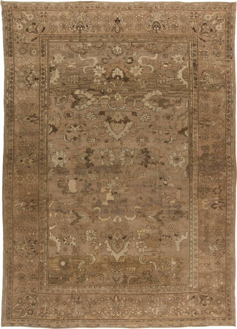 Fine Antique Persian Malayer Handmade Wool Rug