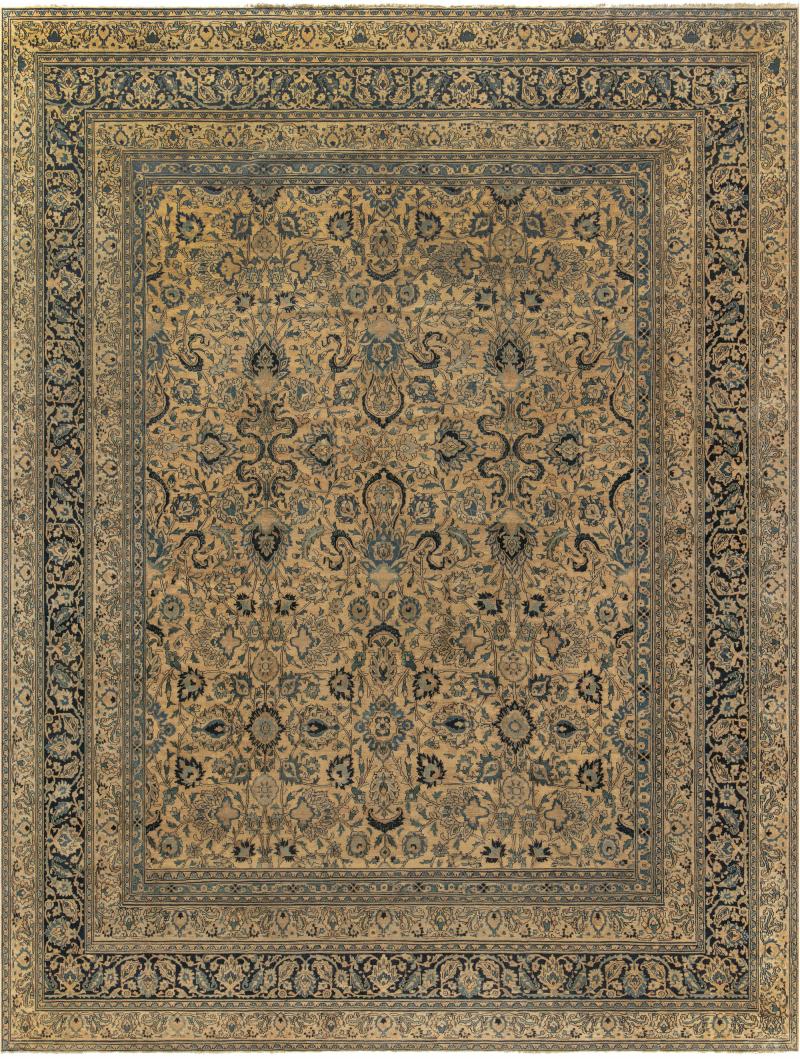 Fine Antique Persian Meshad Handmade Wool Rug