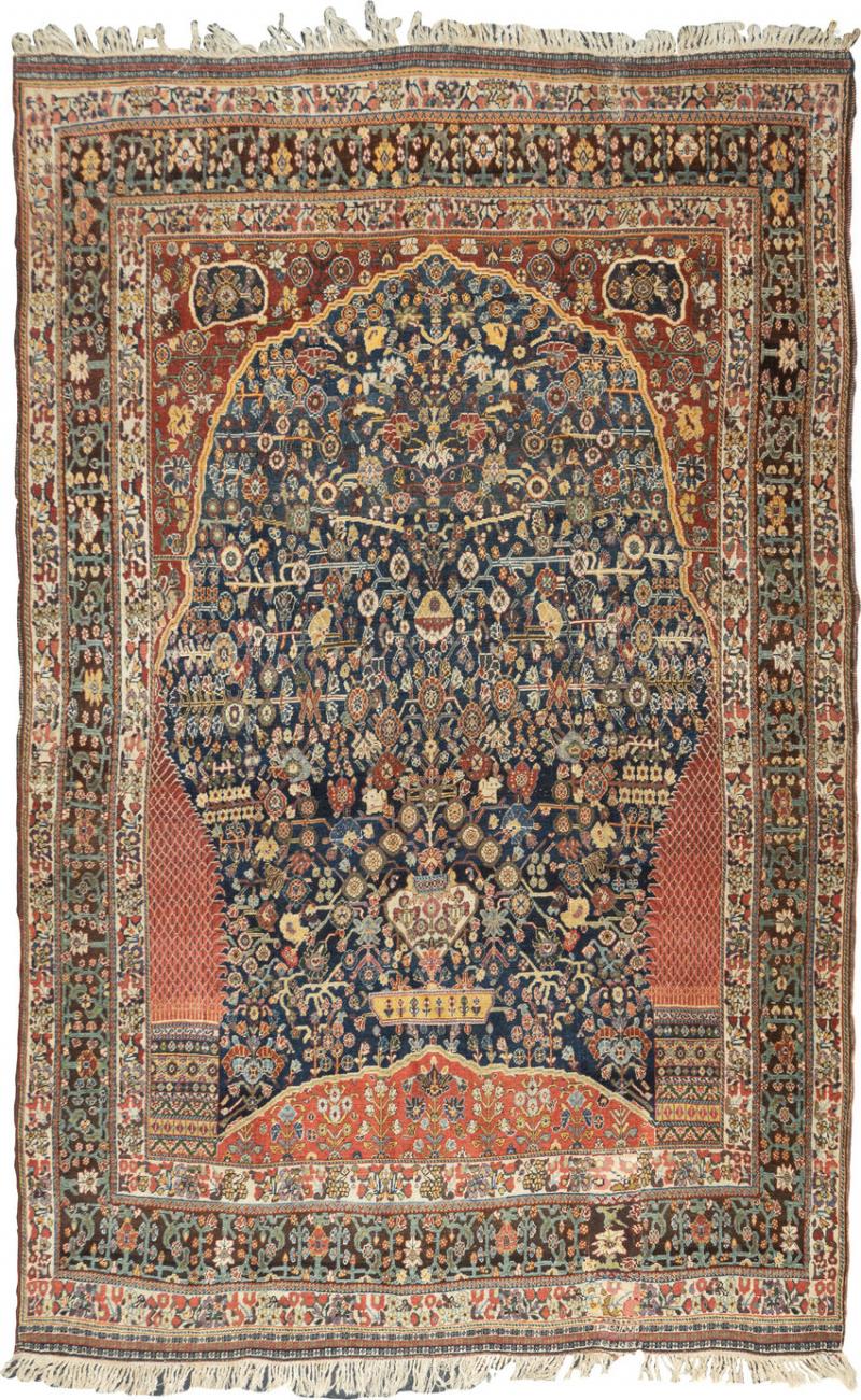 Fine Antique Persian Qashqai Rug 5 7 x 8 10 
