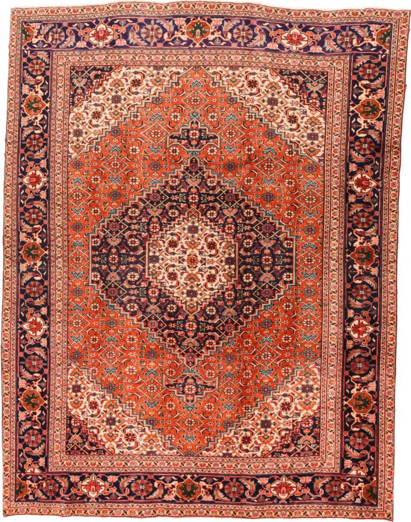Fine Antique Persian Tabriz Rug 7 4 x 9 7 