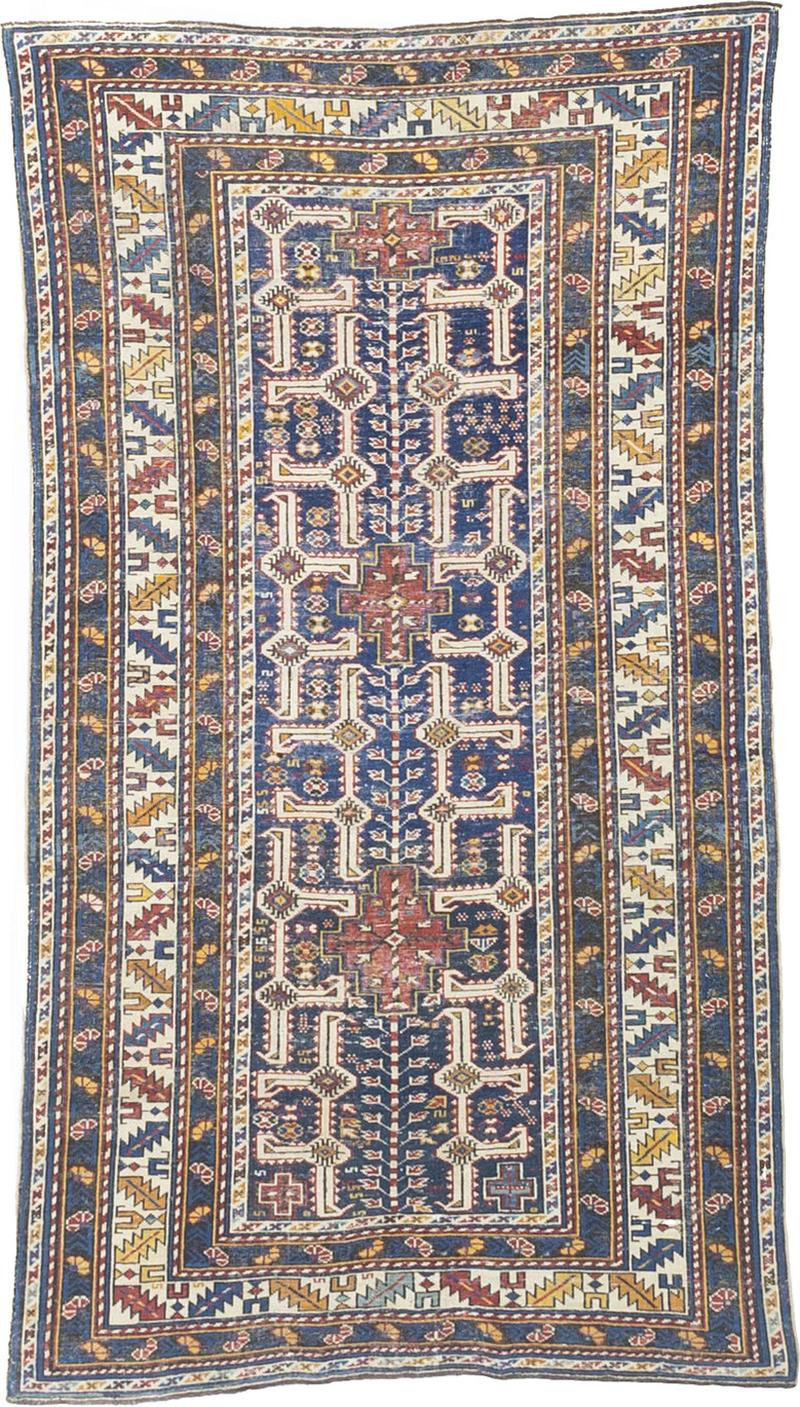 Fine Antique Shirvan Wool Rug 3 8 x 6 10 