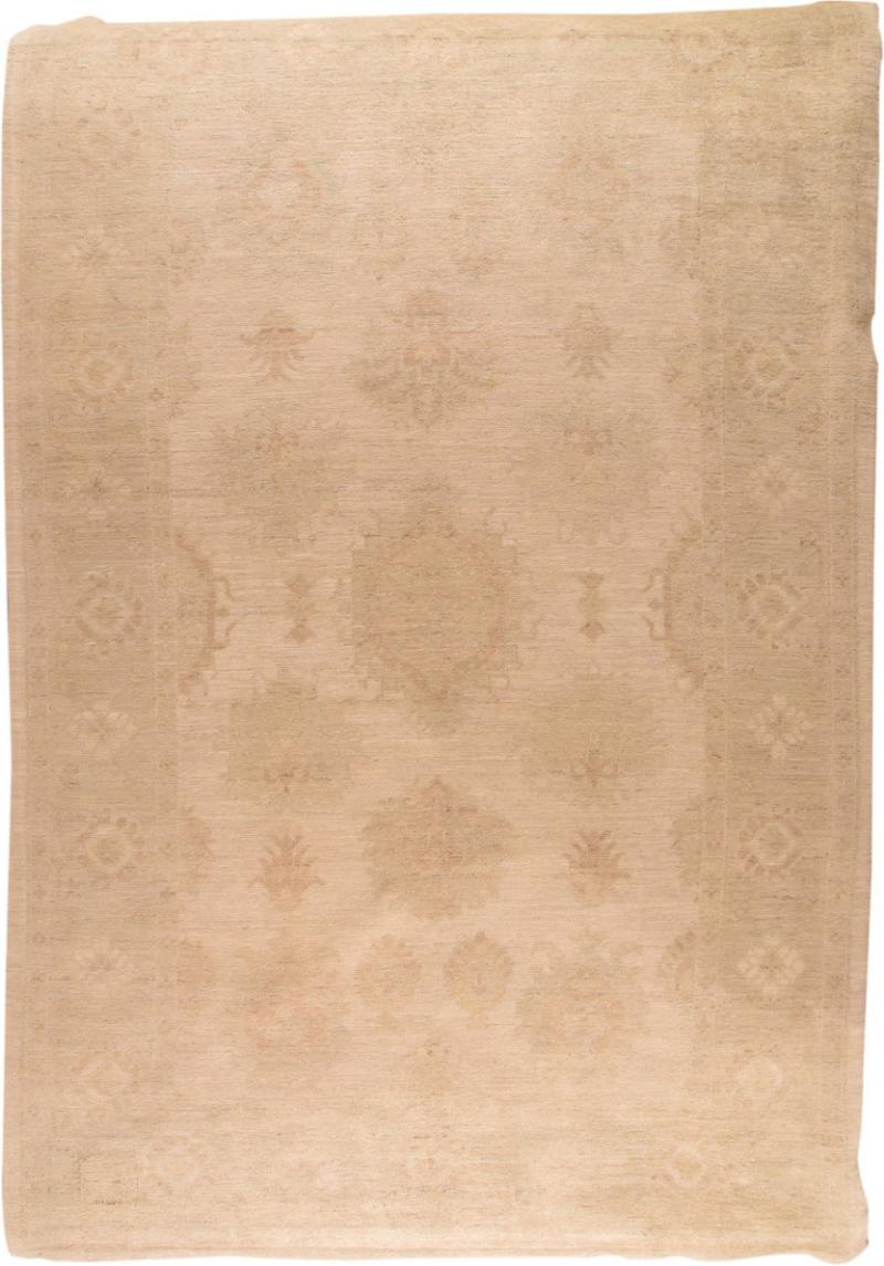 Fine Antique Turkish Oushak Wool Rug 94 x 144