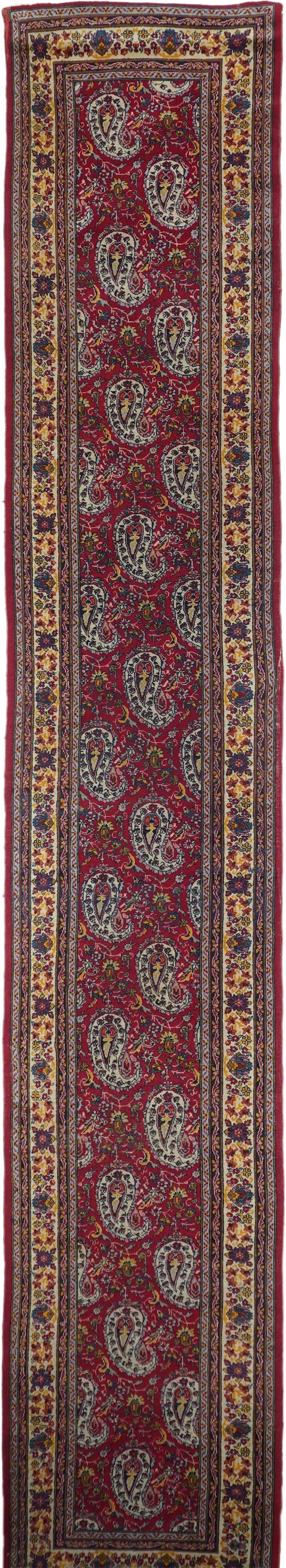 Fine Antique Turkish Sivas Long Rug 2 9 x 16 0 