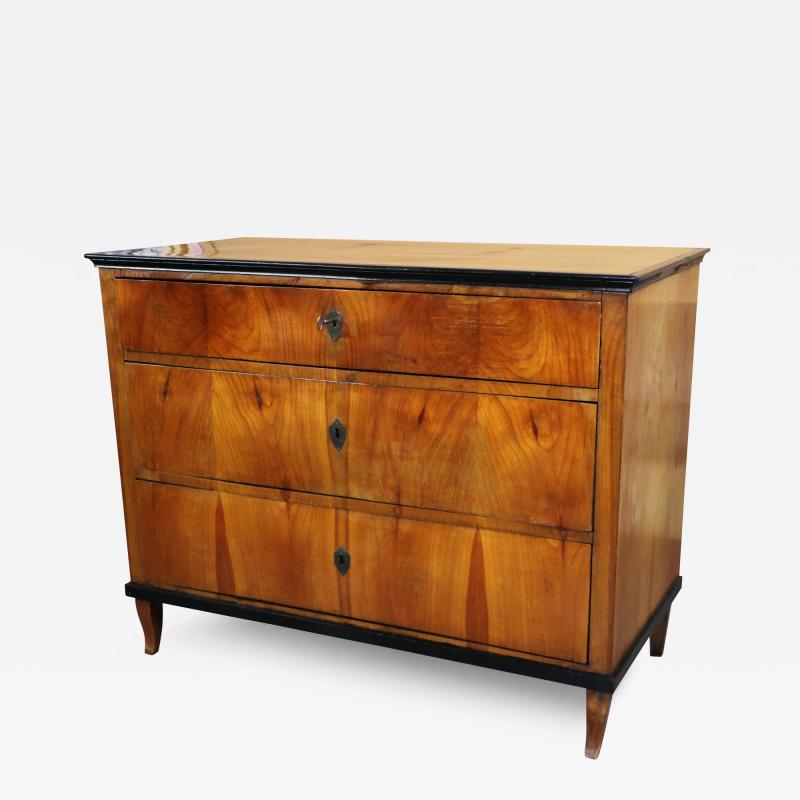 Fine Biedermeier Cherry Bureau Commode Vienna c 1825 