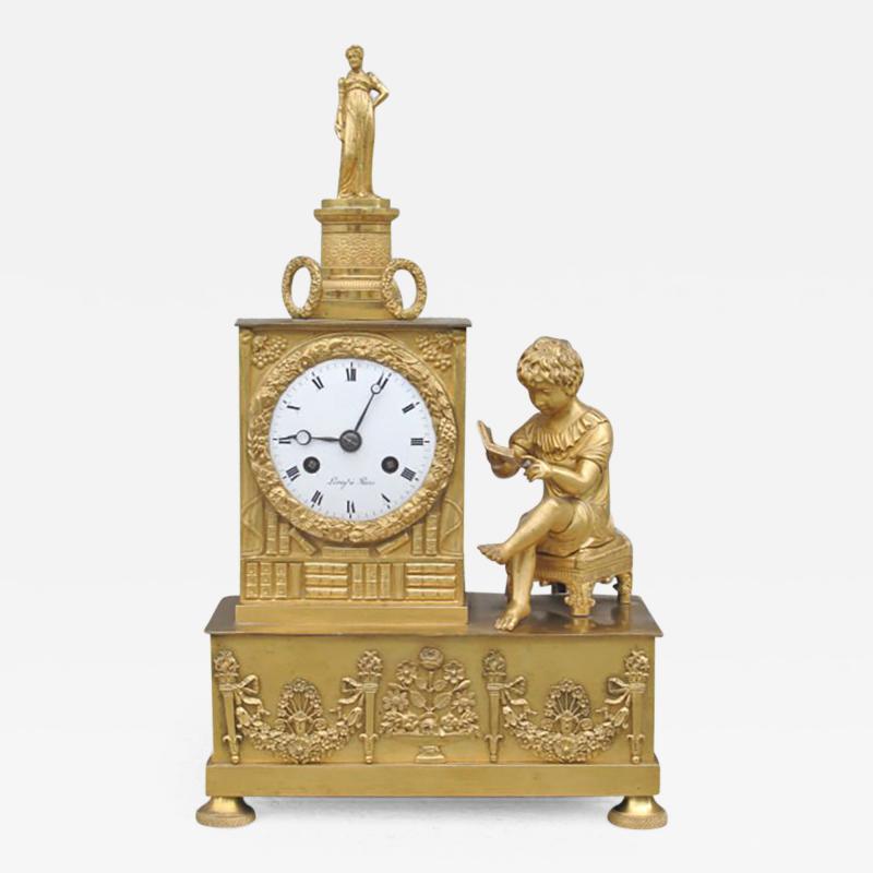 Fine Empire Mantel Clock