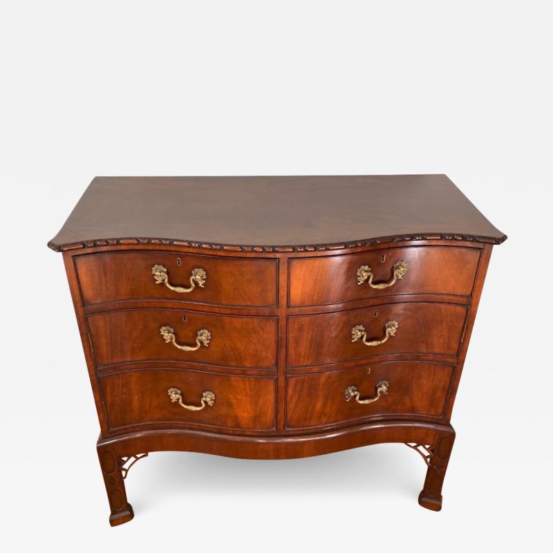 Fine English Made Chippendale Style Carved Commode