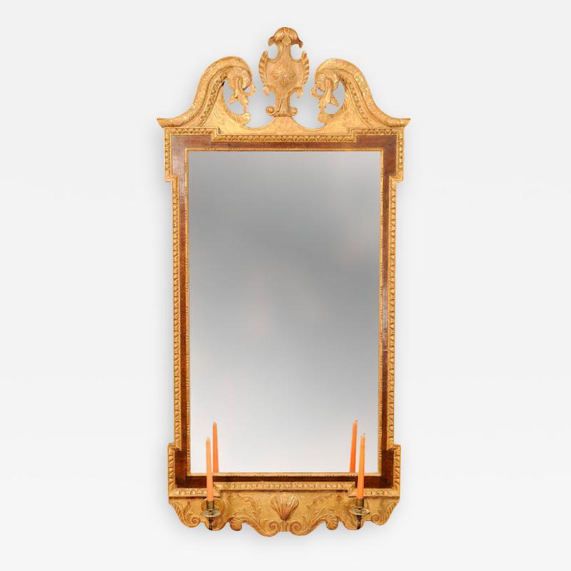 Fine George II Parcel Gilt Mirror