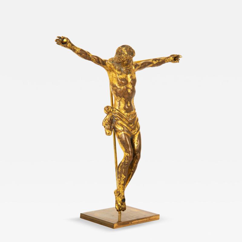 Fine German Renaissance Gilt Bronze Corpus Christi 17th 18th Century