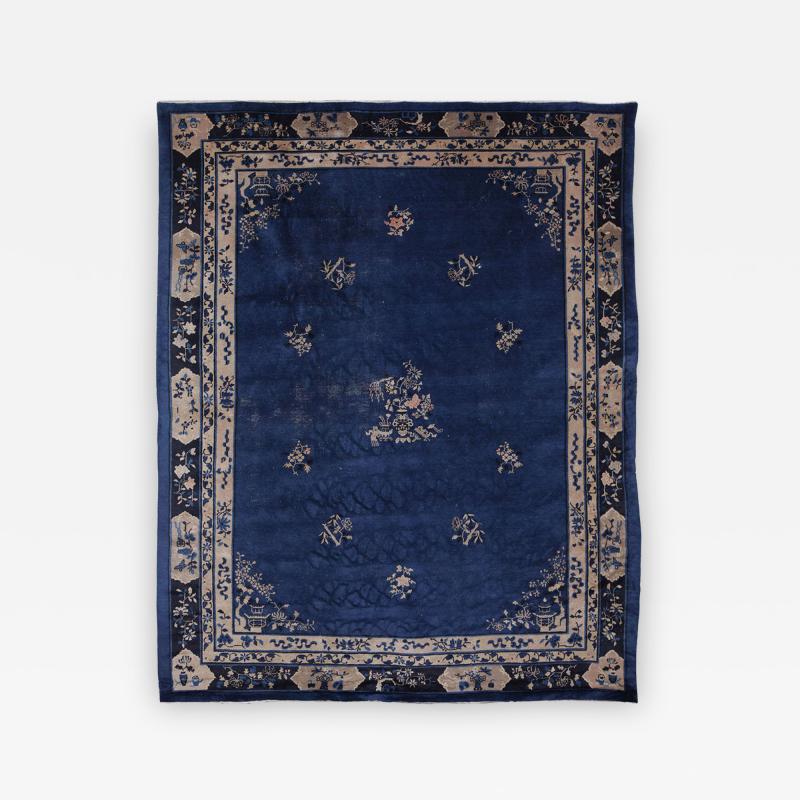 Fine Indigo Blue Peking Rug