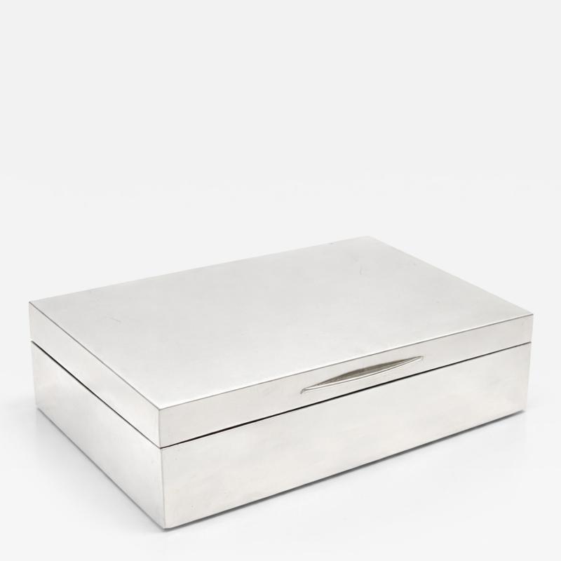 Fine Mappin Webb Sterling Silver Box England 1928 