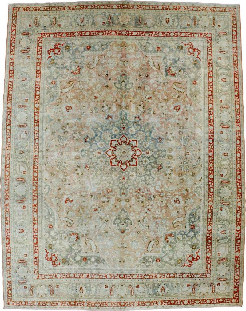 Fine Persian Tabriz Rug 10 x x 12 x 11 