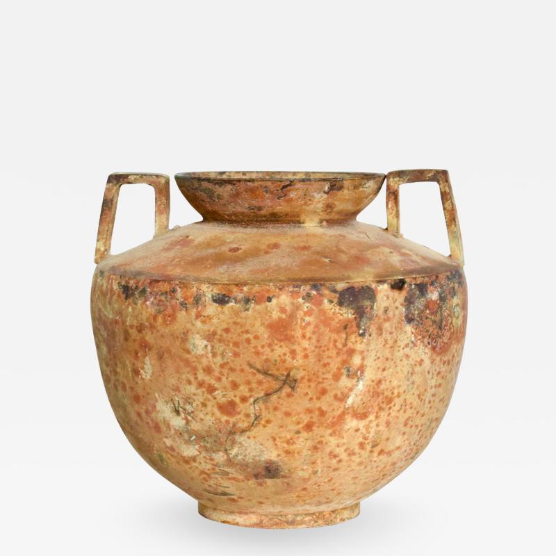 Fine Rare Antique Japanese Decorative Cast Iron Vase Ikebana