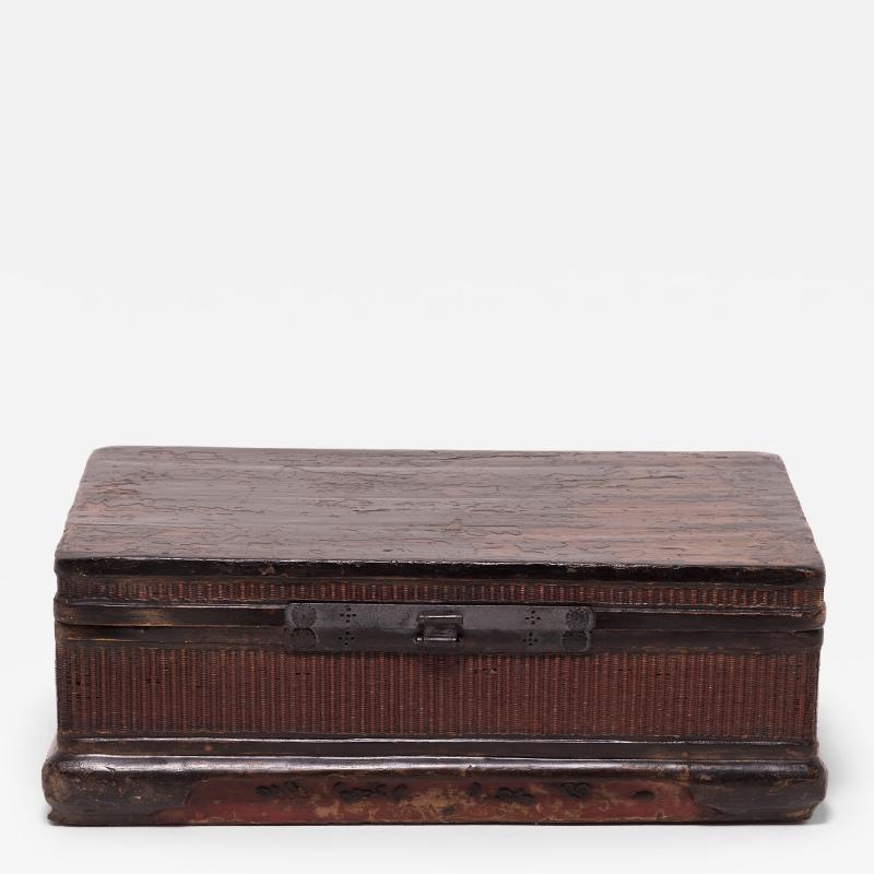 Fine Woven Lacquered Trunk