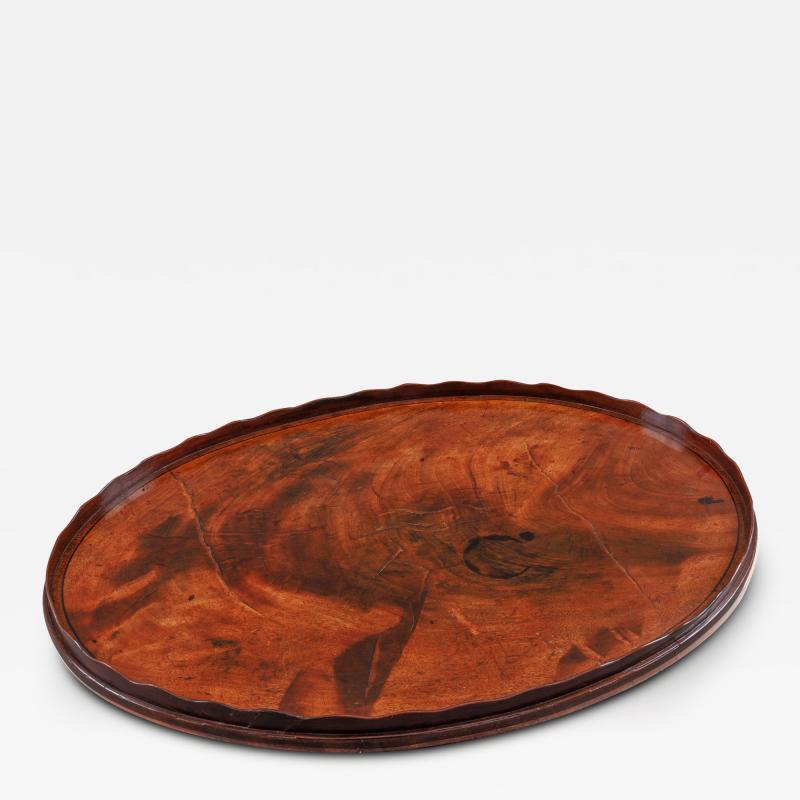 Fine and Large George III Oval Tray