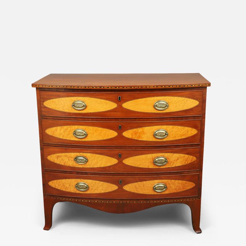 Fine and Rare Federal Bow Front Chest