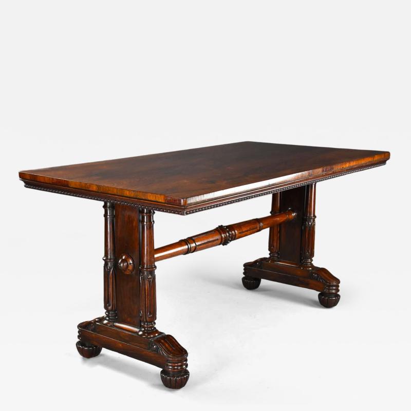 Fine quality William IVth rosewood centre or writing table