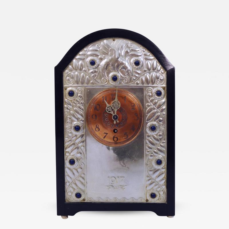 Finely Worked Secessionist Mantle Clock