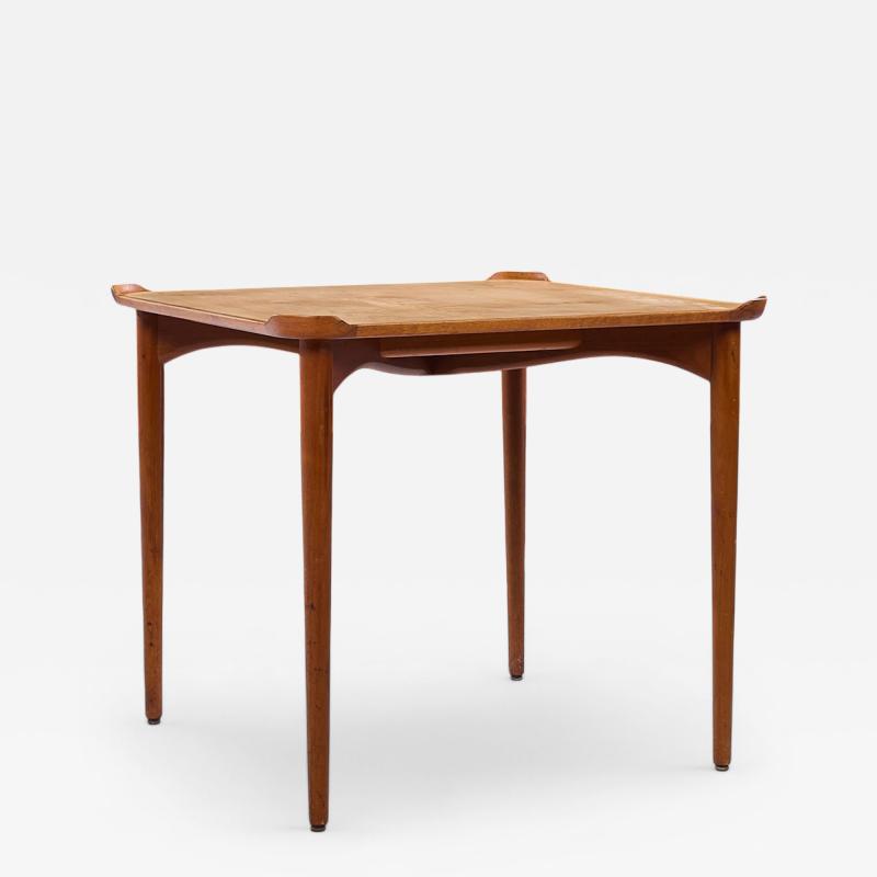 Finn Juhl Finn Juhl for Baker Mid Century Teak Game Table