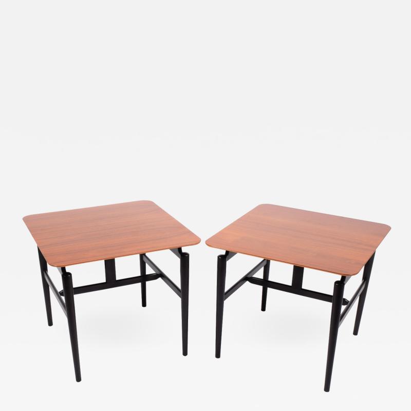 Finn Juhl Pair Finn Juhl side tables for Baker