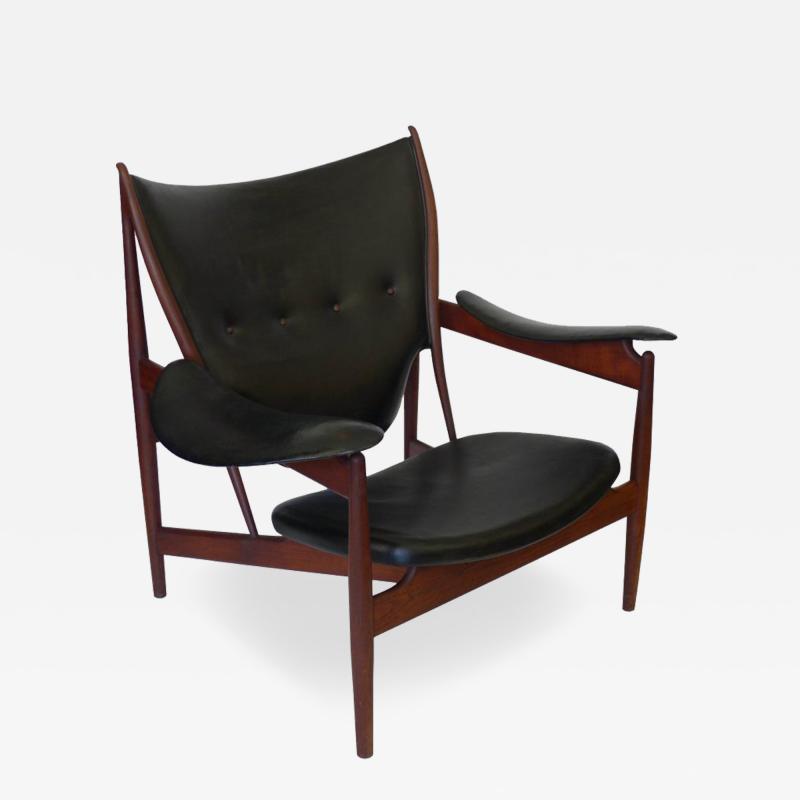 Finn Juhl Rosewood Chieftan Chair 1949 Branded Niles Vodder Finn Juhl