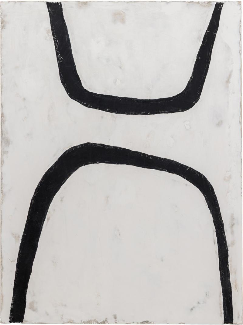Fino Prydz Fino Prydz Norwegian Contemporary Abstract with Black Lines Untitled