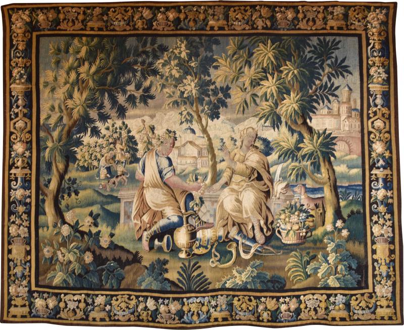 Flanders Tapestry From The 17th Century
