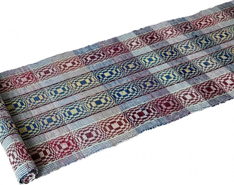 Flat weave carpet runner Slovakia or Hungary early mid 20th century