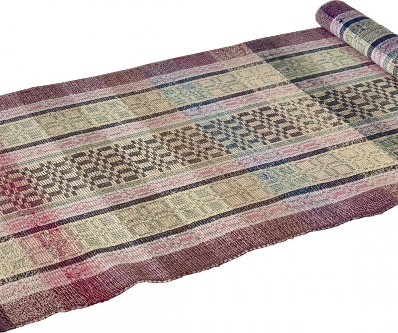 Flat weave carpet runner Slovakia or Hungary early mid 20th century