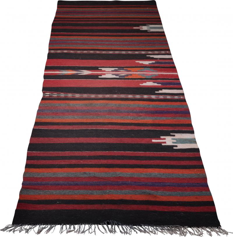 Flat weave runner Finland 1930s