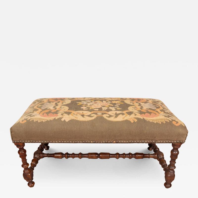 Flemish Baroque Walnut Bench
