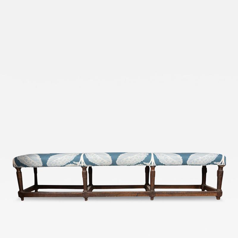 Flemish Baroque Walnut Bench