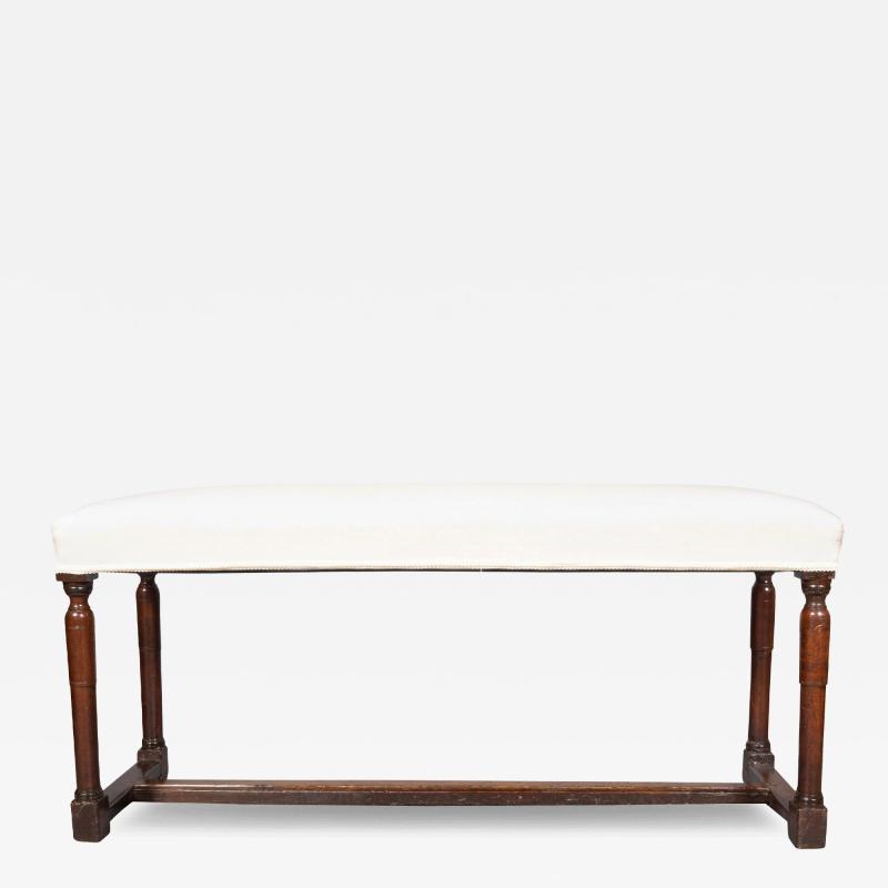 Flemish Baroque Walnut Bench