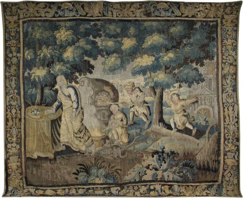 Flemish Verdure Garden Tapestry