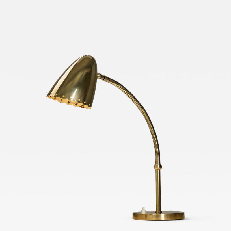 Flexible Brass Table Lamp Scandinavia First Half of the 20th Century