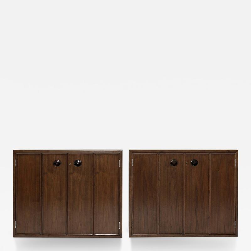 Floating Cabinets by Edward Wormley for Dunbar C 1950s